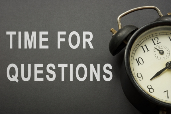 time for questions text beside an alarm clock depicting FAQs for heating oil filter